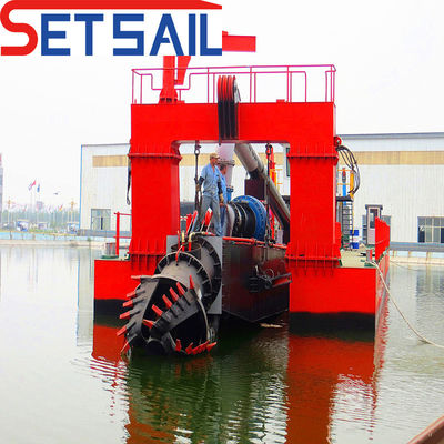 250ND-800ND Dredger à aspiration à taille de pompe avec moteur diesel et système de surveillance