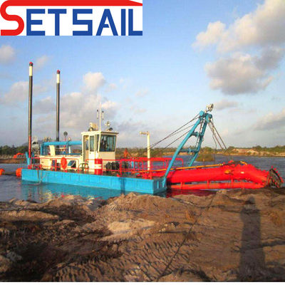 250ND-800ND Dredger à aspiration à taille de pompe avec moteur diesel et système de surveillance