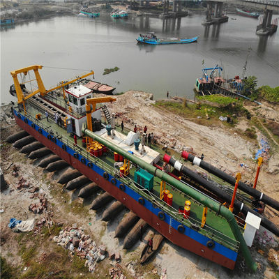 Réglage hydraulique Rexroth 26 pouces Dredger à aspiration pour le sable de rivière