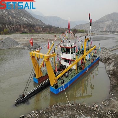Bateau de dragage par aspiration avec moteur diesel et service après-vente à vie