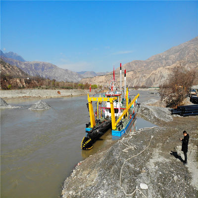 Dredger à aspiration à coupe de 26 pouces avec générateur Cummins et consommation totale de combustible de 350 litres