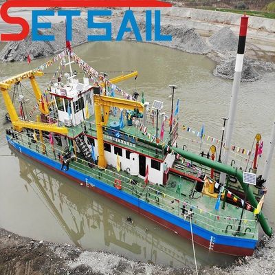 Puissance du moteur diesel de 3000 kW Dredger à aspiration de 24 pouces pour le paiement initial