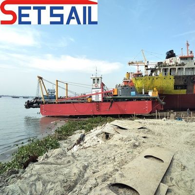 245000.000kg Poids brut 24 pouces Dredger à aspiration à coupe avec puissance du moteur principal 2190kw