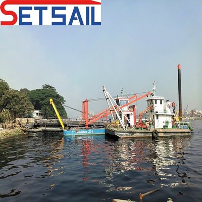 245000.000kg Poids brut 24 pouces Dredger à aspiration à coupe avec puissance du moteur principal 2190kw