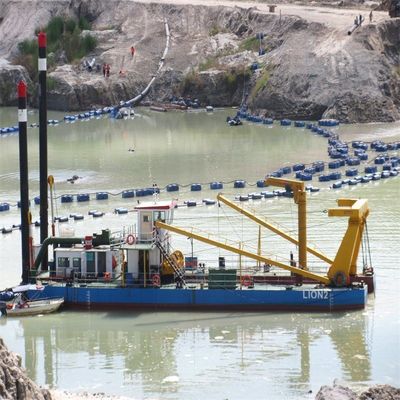 Garantie 1 à 2 ans Dredgeur de sable à aspiration à 24 pouces avec moteur diesel Cummins