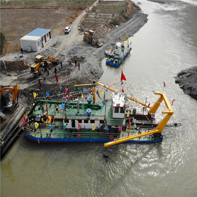 Dredger à aspiration à haute capacité de 24 pouces avec 2190 kW de puissance du moteur principal