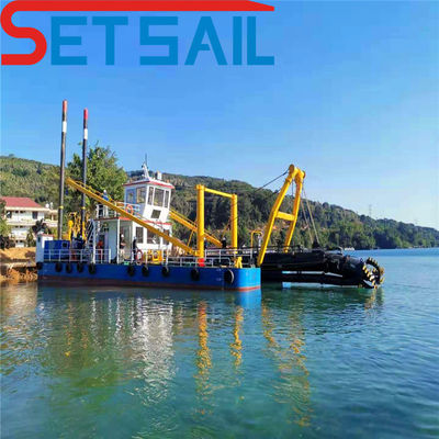 Durable 26 pouces Dredger à aspiration à coupe avec 450kw de puissance de tête de coupe et hydrocyclone