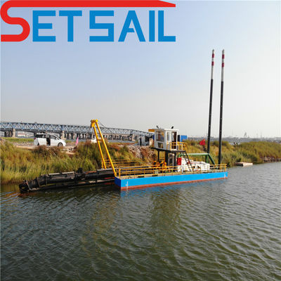 Durable 26 pouces Dredger à aspiration à coupe avec 450kw de puissance de tête de coupe et hydrocyclone