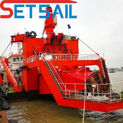 2400mm Dredger de sable à aspiration à coupe avec ancrage personnalisé selon vos spécifications
