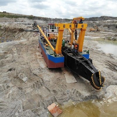 Dredger à aspiration à tête de coupe de 57 m, à vitesse de rotation de 1900 R/M et à long temps de travail