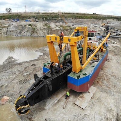 Dredger à aspiration à tête de coupe de 57 m, à vitesse de rotation de 1900 R/M et à long temps de travail