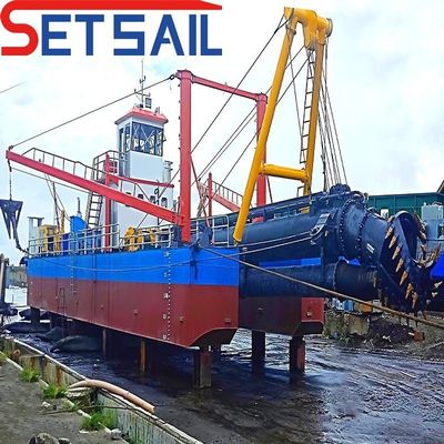 Moteur diesel à commande hydraulique à 24 pouces, dragueuse à aspiration à 20 m de profondeur de dragage