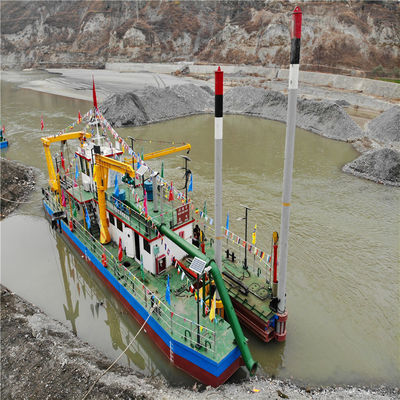 Moteur diesel Siemens à commande automatique 24 pouces à découpe à aspiration dragueuse de sable pour le transport de sable