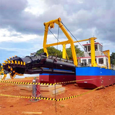 Moteur diesel Siemens à commande automatique 24 pouces à découpe à aspiration dragueuse de sable pour le transport de sable