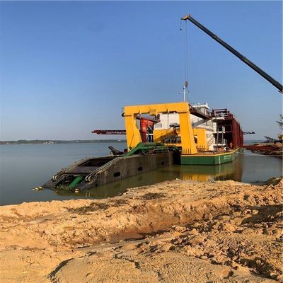 Équipement abordable de dragage de sable à aspiration de 20 pouces avec une puissance de tête de coupe de 170 kW