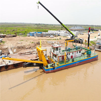 Dredge à aspiration à moteur diesel Cummins de 24 pouces pour l'extraction de sable dans les rivières