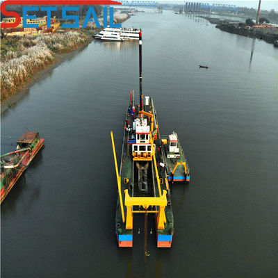 1100m3 Capacité Siemens PLC Dredger de sable de rivière pour vos besoins de production de sable