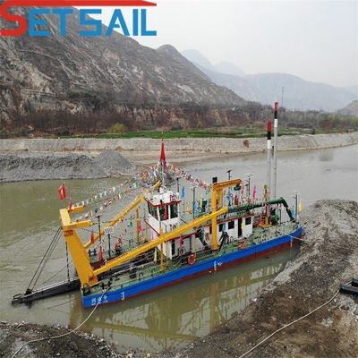 1100m3 Capacité Siemens PLC Dredger de sable de rivière pour vos besoins de production de sable