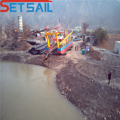 1100m3 Capacité Siemens PLC Dredger de sable de rivière pour vos besoins de production de sable