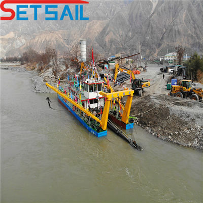 1100m3 Capacité Siemens PLC Dredger de sable de rivière pour vos besoins de production de sable