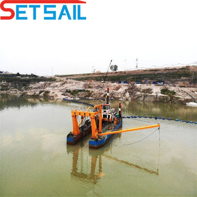 Siemens PLC 24 pouces Dredger à aspiration à coupe pour rivière et voie navigable intérieure Type de moteur diesel