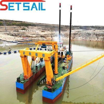 Siemens PLC 24 pouces Dredger à aspiration à coupe pour rivière et voie navigable intérieure Type de moteur diesel