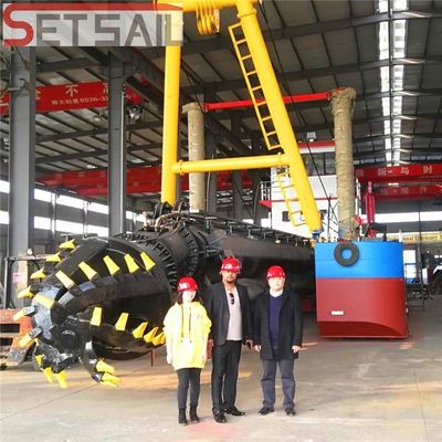 Capacité élevée QH-D119 Dredger de sable à aspiration de coupe 6000 M3/Hr pour expédition rapide