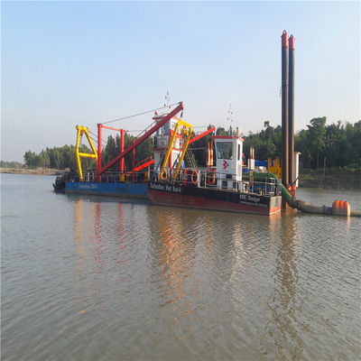 Système PLC Siemens 25m Max Dredging Cutter Suction Sand Dredger pour le dragage du sable