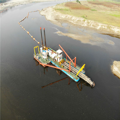 Système PLC Siemens 25m Max Dredging Cutter Suction Sand Dredger pour le dragage du sable