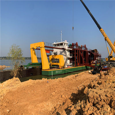 Système PLC Siemens 25m Max Dredging Cutter Suction Sand Dredger pour le dragage du sable