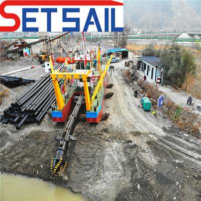 14/12 pouces Dredger d'aspiration pour l'extraction du sable Dredger tête de coupe Puissance 50-260kw