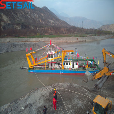 68000.000kg de poids brut du paquet et 50-260kw de puissance de la tête de coupe dragueuse de sable de mer pour Qingzhou