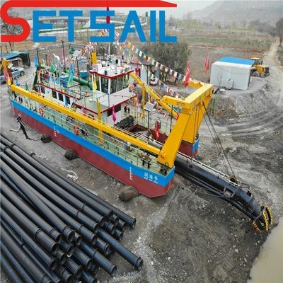 1800 M3/H Capacité Dredger hydraulique à découpe à aspiration pour un service après-vente à vie