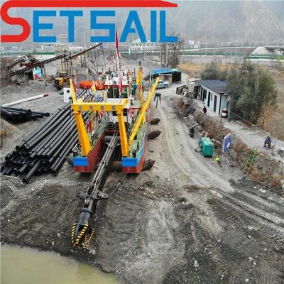 1800 M3/H Capacité Dredger hydraulique à découpe à aspiration pour un service après-vente à vie