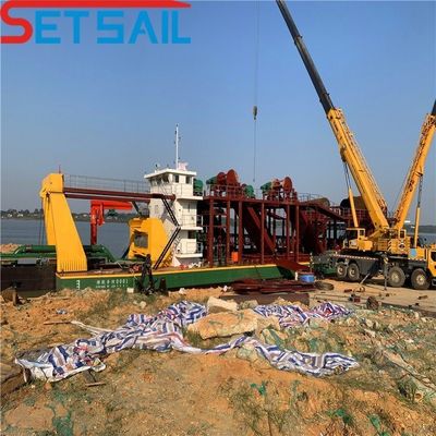 Machine de dragage à aspiration ISO Gold Cutter Dredger avec service après-vente à vie