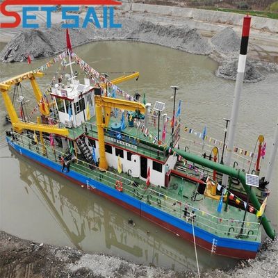 Machine de dragage à aspiration ISO Gold Cutter Dredger avec service après-vente à vie