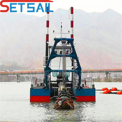 Machine de dragage à aspiration ISO Gold Cutter Dredger avec service après-vente à vie