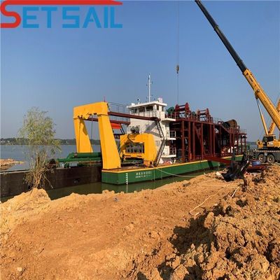 Machine de dragage à aspiration ISO Gold Cutter Dredger avec service après-vente à vie