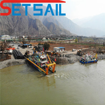 70 pays' Set Sail Cutter Suction Dredger avec une distance de décharge de 100m-6000m