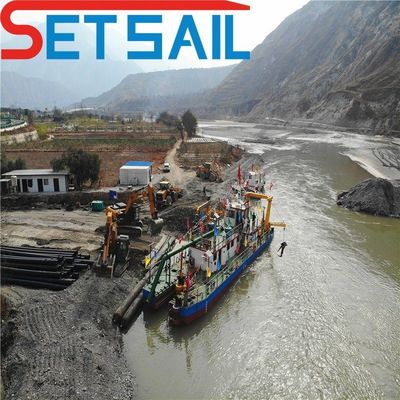 70 pays' Set Sail Cutter Suction Dredger avec une distance de décharge de 100m-6000m