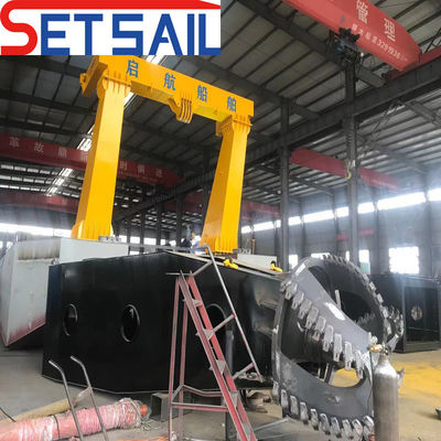 Solution de dragage du Bangladesh 5000m3 dragueuse à aspiration à coupe avec moteur diesel Cummins