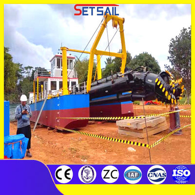 Dredger à sable à aspiration pour la personnalisation de la boue du lac et option de paiement complet
