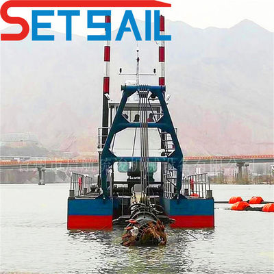Machine de dragage de sable et bateau de drague à seau d'or avec type de pompe à lisier WN600
