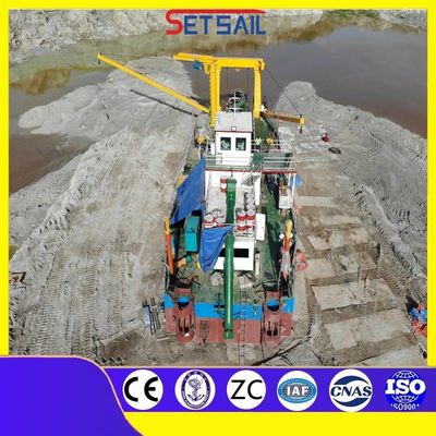 Qihang 20m Profondeur de dragage Coupeuse aspiration dragueuse à lisier Longueur totale 38m