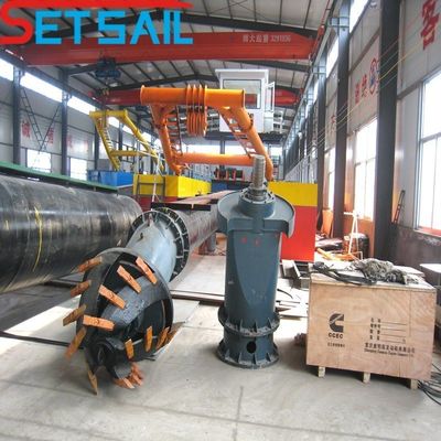 24 pouces Dredger à aspiration pour tête de coupe hydraulique dans le réservoir du port de River Lake