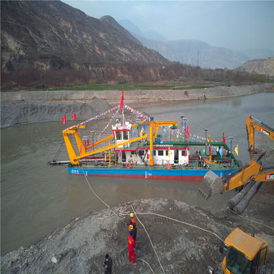 Dredger à moteur diesel Cumins pour l'extraction du sable d'or 400 à 20000 mètres cubes de débit d'eau