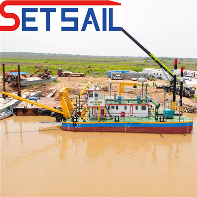 Pompes sous-marines Anchor Boon Cutter Suction Dredger avec station de renforcement Paiement complet