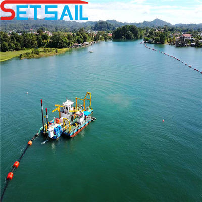 Longueur totale 38 m Dredgeuse à sable avec moteur diesel et flux hydraulique d'eau