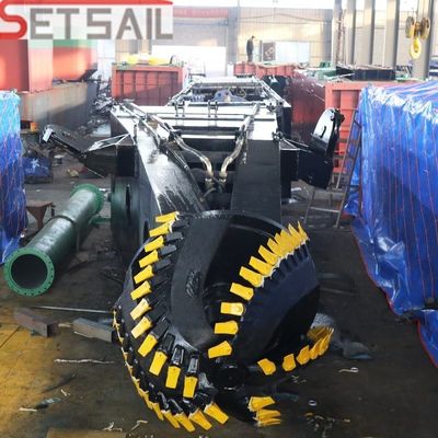 Système PLC Siemens 4000m3 Coupeur de débit d'eau dragueuse à aspiration avec pompe à lisier Wn500