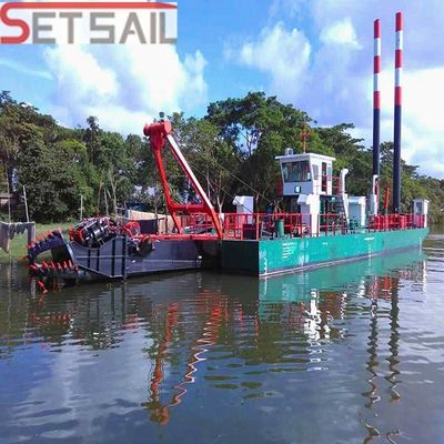 1000 m3 de capacité, coupeuse hydraulique complète, dragueuse à sable pour le lac et la rivière